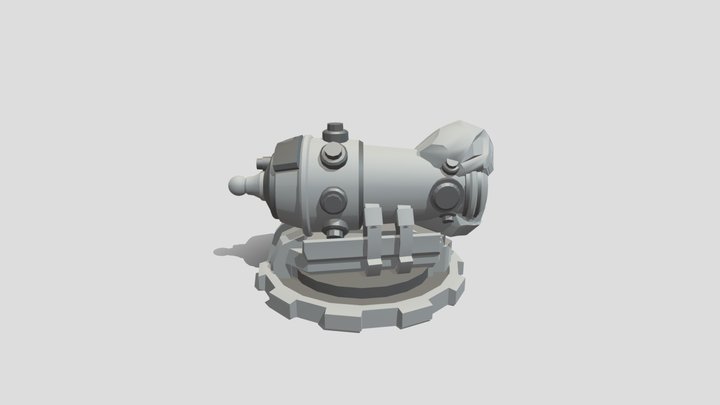 Eldritch Cannon 3D Model