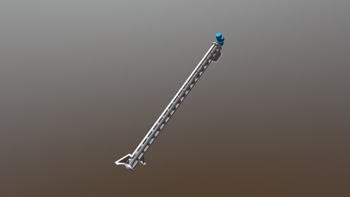 Конвейер винтовой 3D Model