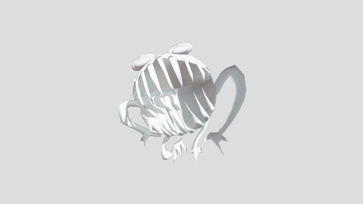 Little monster inspired Venus Flytrap 3D Model
