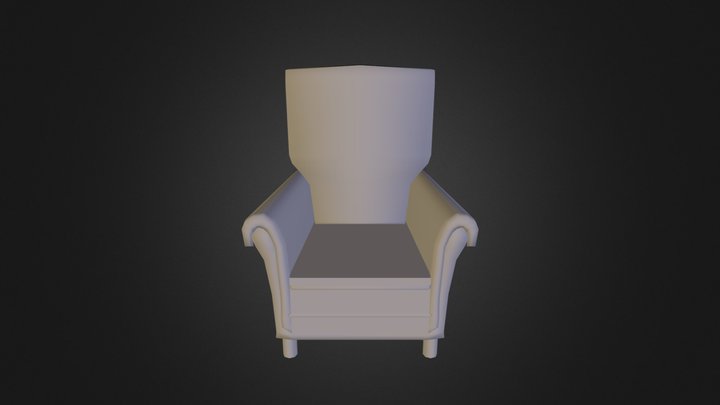 Dave Nevarez Assignment1 Redo Chair H P 3D Model