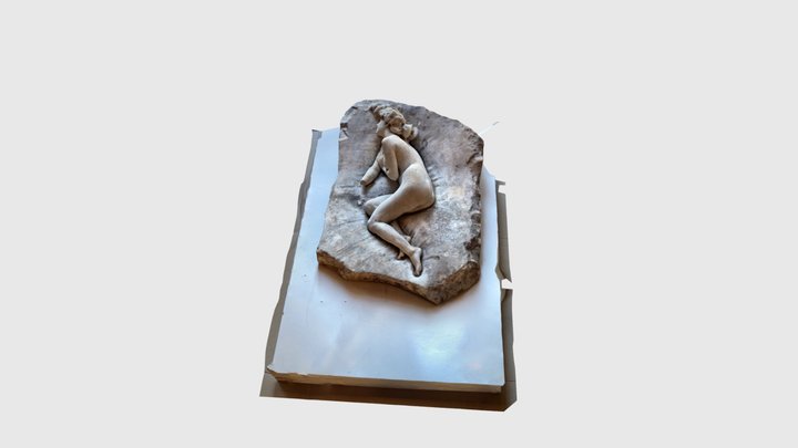 Marble Sculpture "Nude Reclining" 3D Model