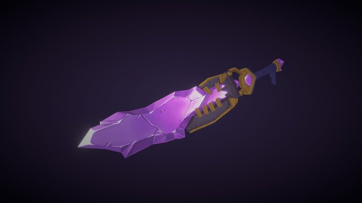 crystal sword 3D Model