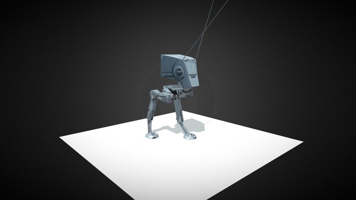 Star Wars AT-ST 3D Model