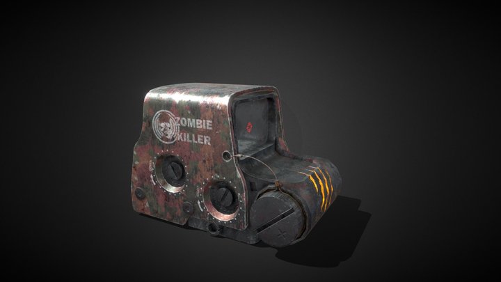 Holographic Sight _ ZK Theme (Concept) 3D Model
