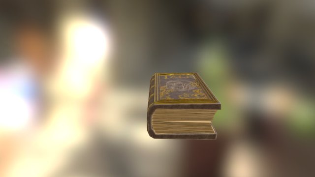 Book for intro. 3D Model