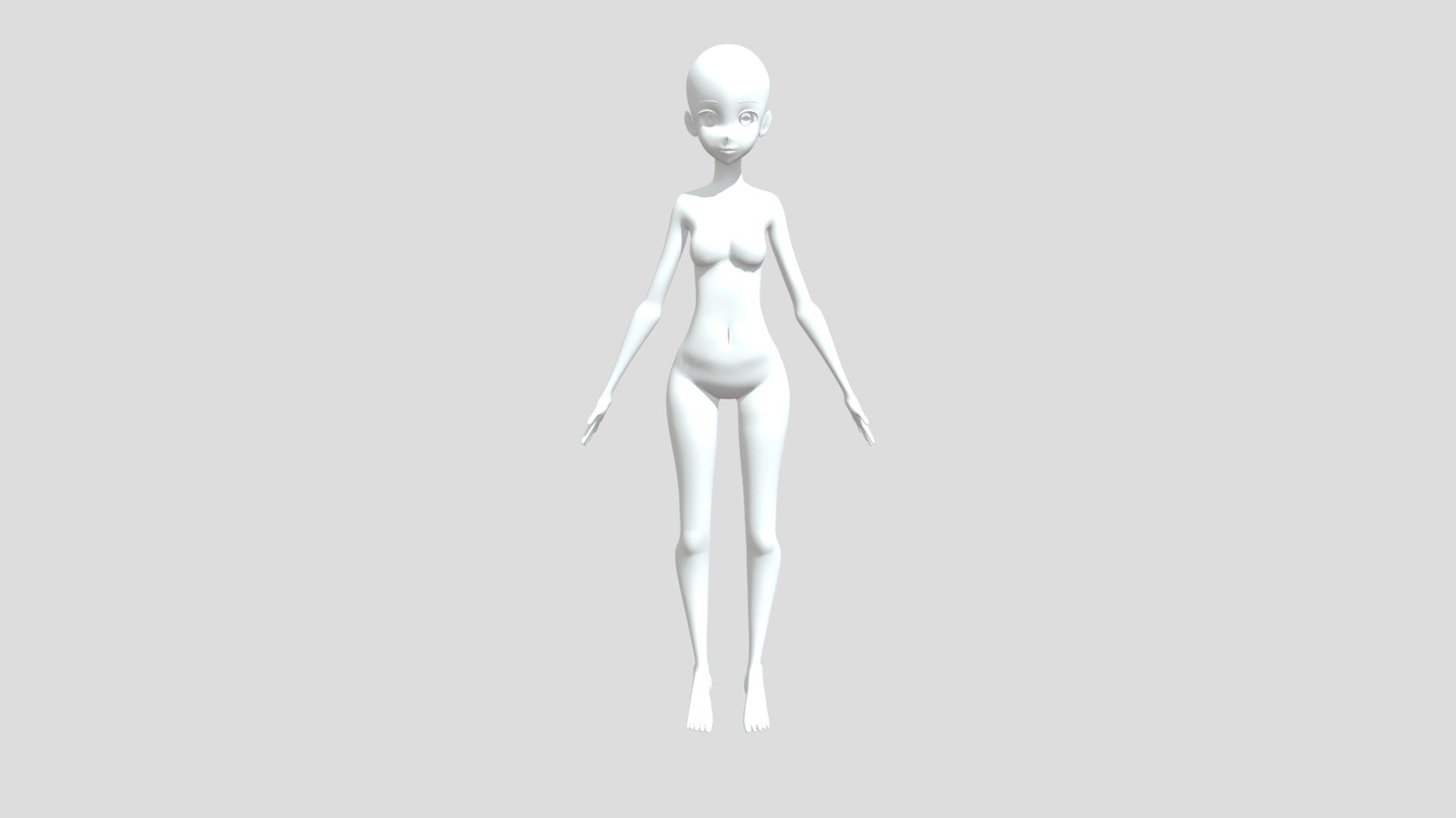 Anime Girl Base - Download Free 3D model by Aoi Nekopi (@AoiNeopi) [4b93f45]