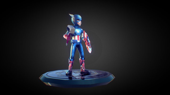 Avengers Assemble Scene – Modello 3D gratuito STL