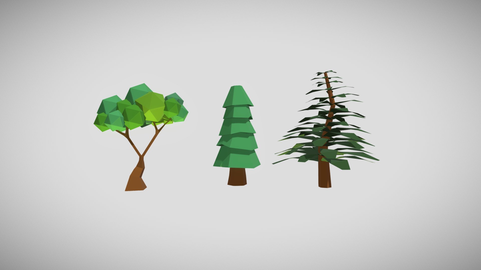 Three trees - Download Free 3D model by Raquel de Souza (@raqueldesouza ...