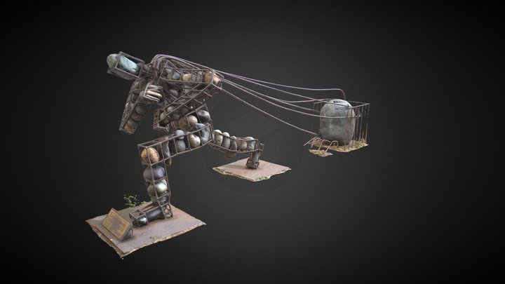"El hombre y la materia" - Digital Twin 3D Model