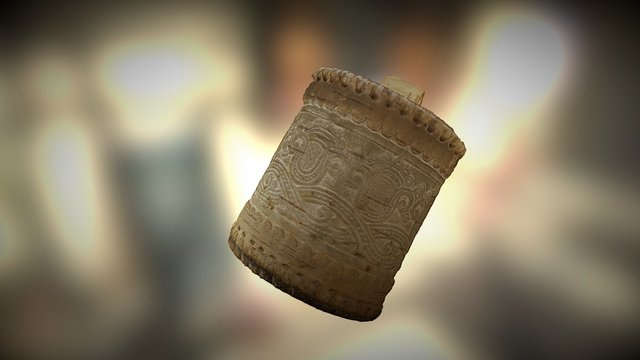 Birchbark basket 2 3D Model