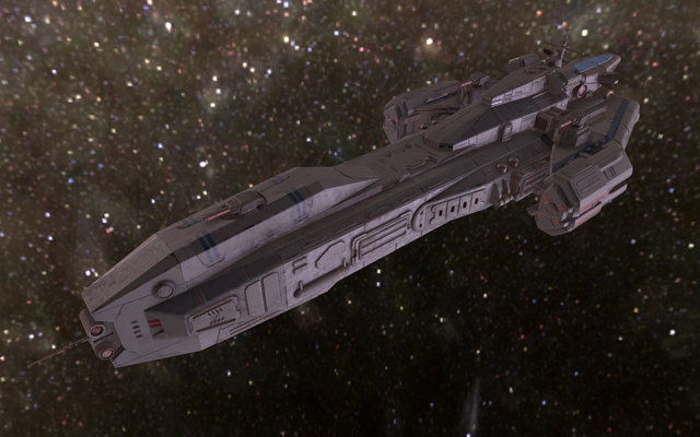 test spaceship 3D Model