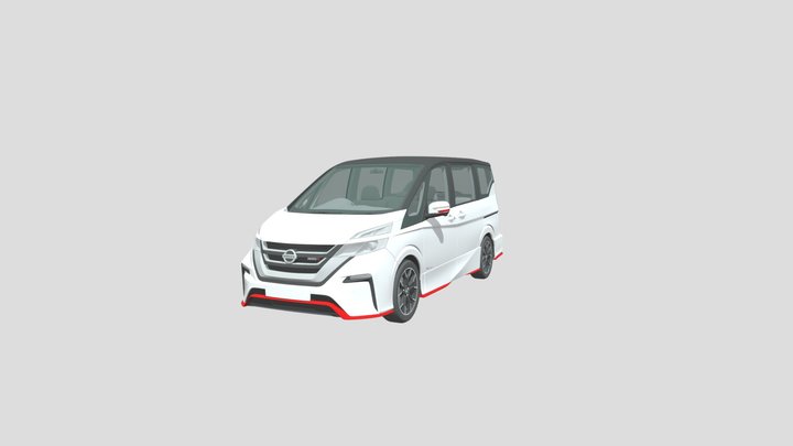 Nissan Serena Nismo C27 2016 3D Model