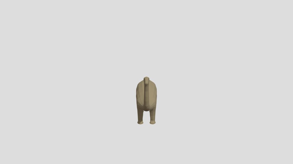 Low Poly Diplodocus