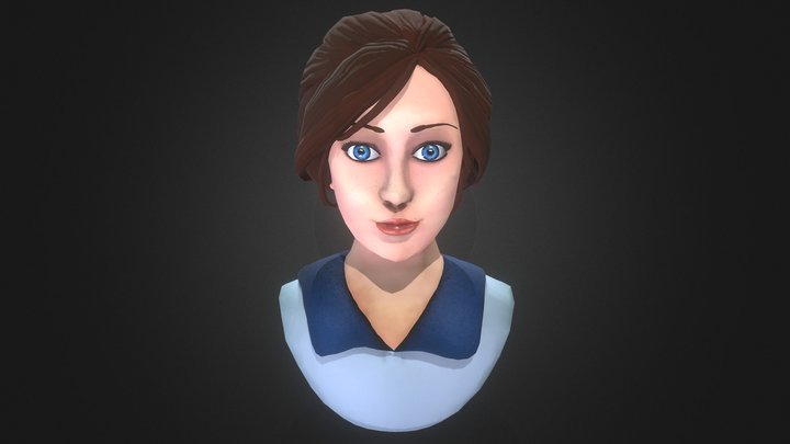 Head Bust 3D Model