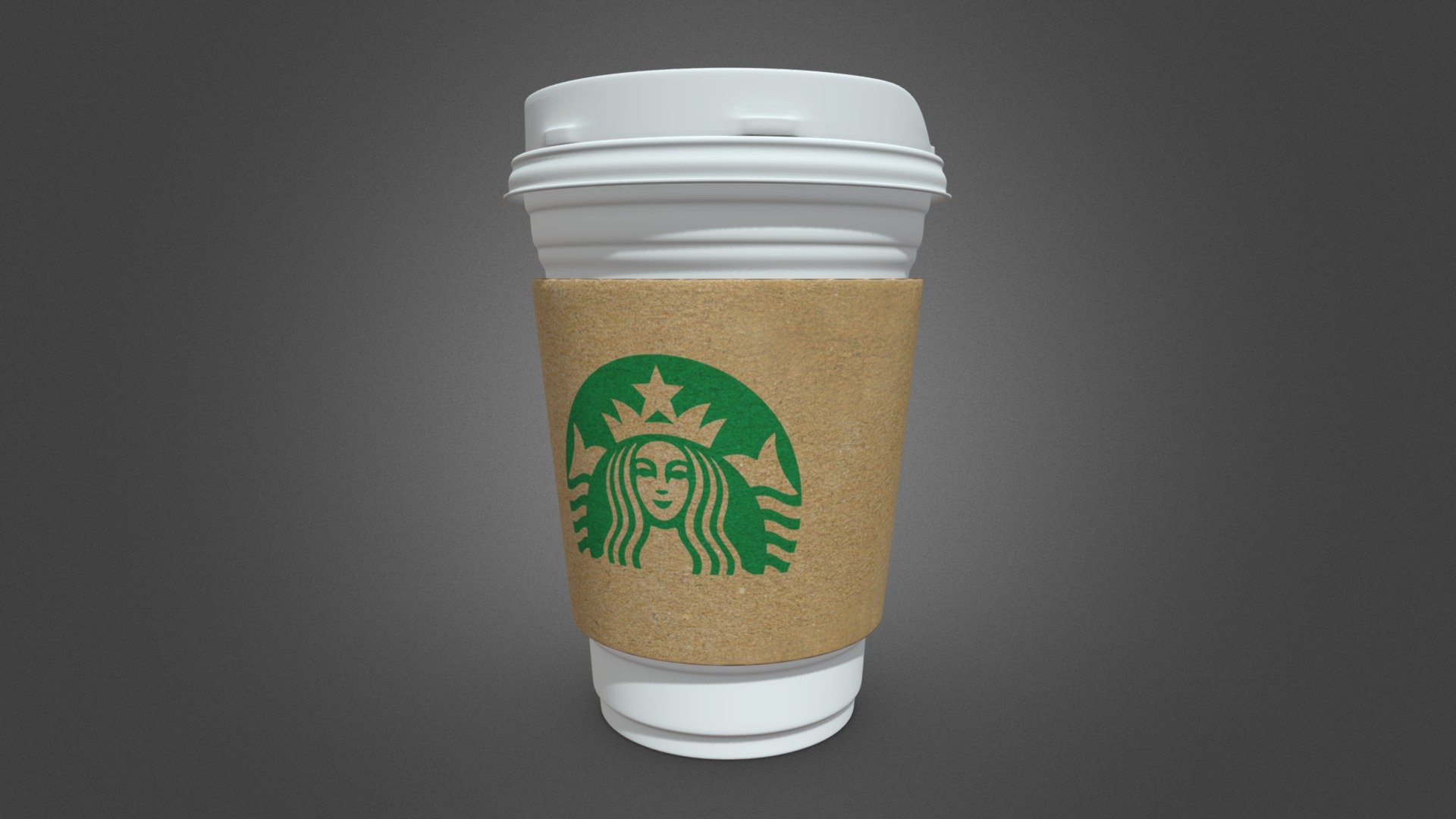 Starbucks Grande Paper Cup - 3D model by PoliGone [4b98550] - Sketchfab