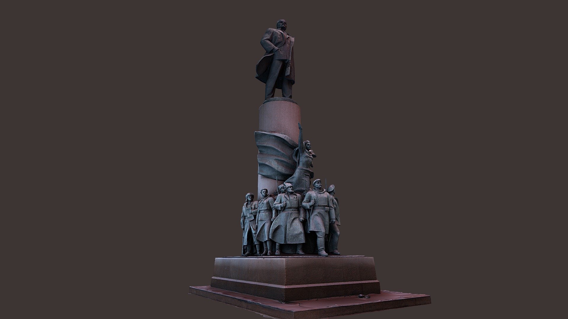 Monument to Lenin in the Kaluga Square (WiP)