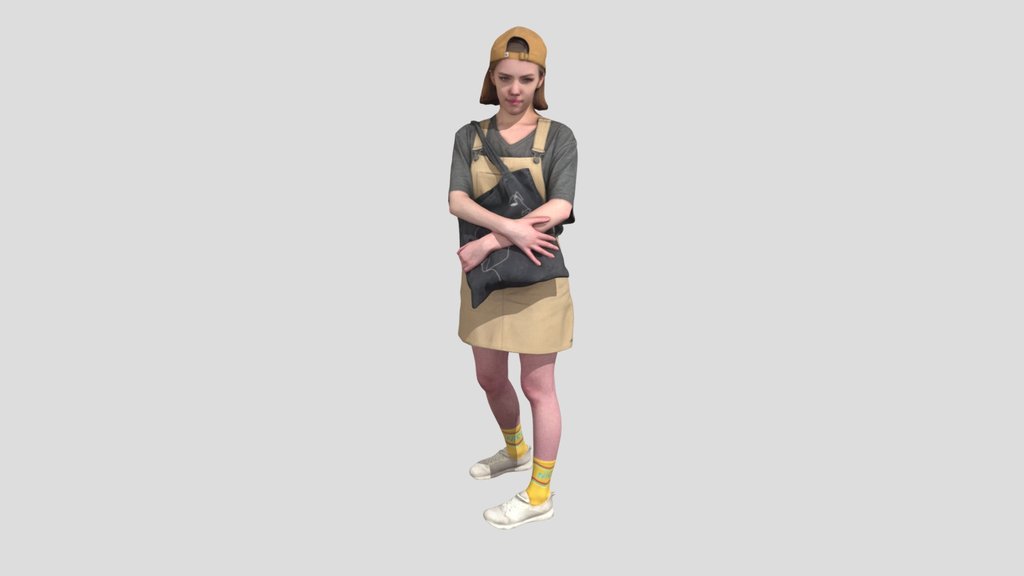 Girl In Jumpsuit Dress