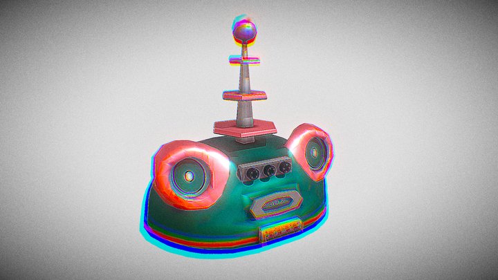 Retrofuturism - Standard Asset 4 - Radio 3D Model