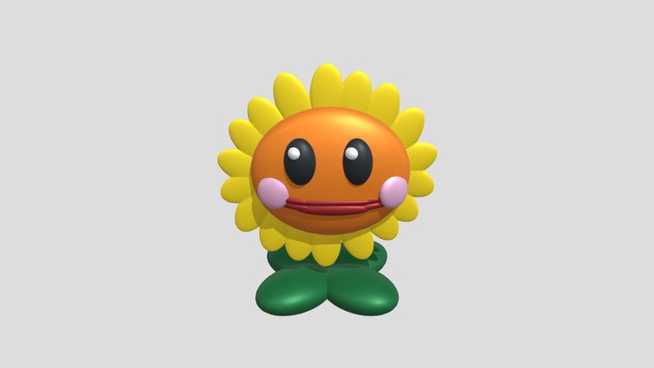 Sunflower smile – Modello 3D gratuito STL