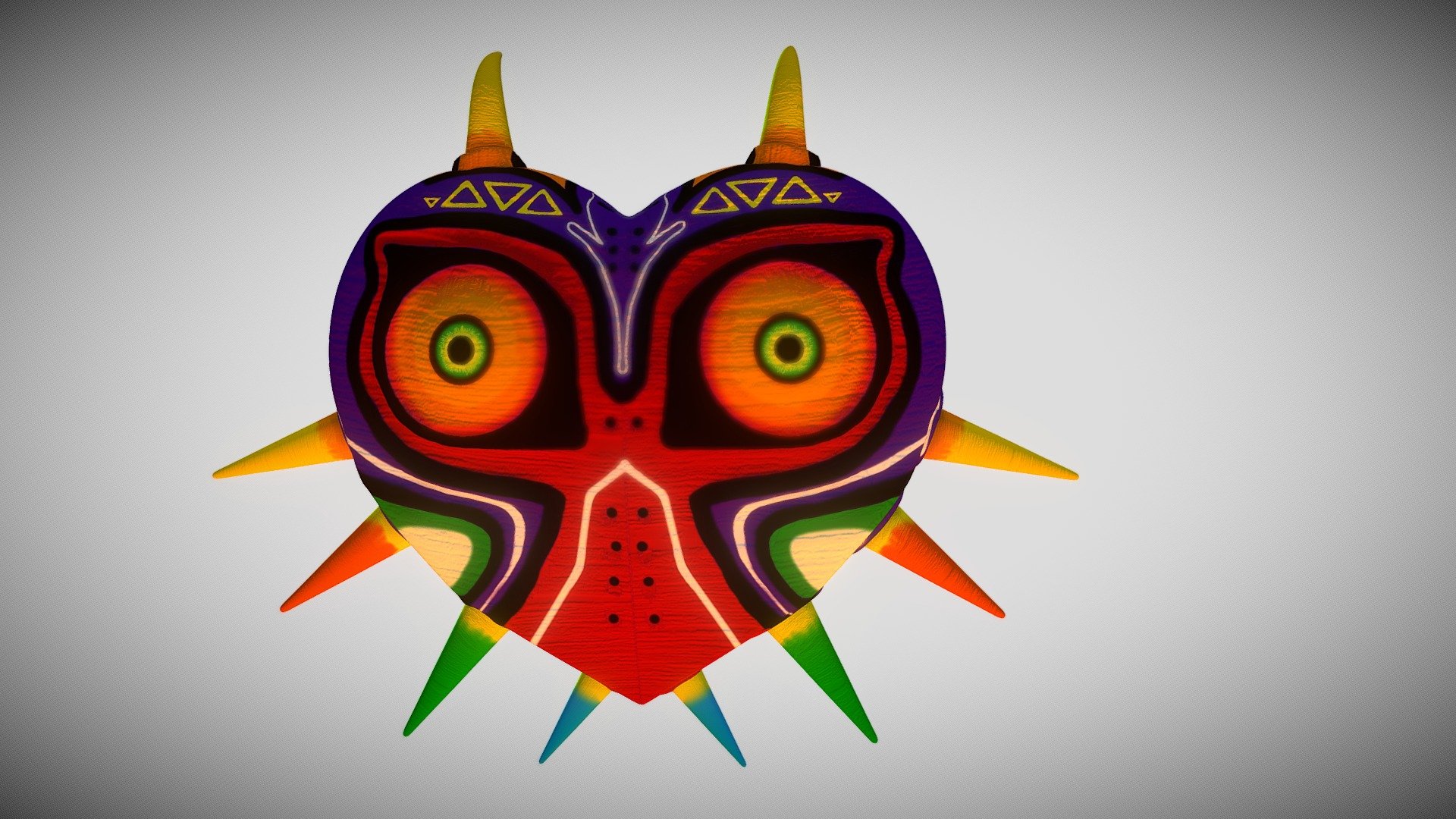Majora's Mask - Paint Practice - 3D model by HWolfen [4b9a431] - Sketchfab