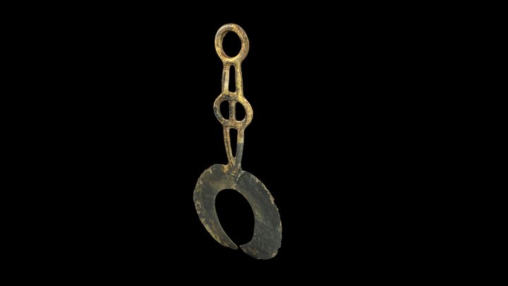 Bronze Razor from Lausanne-Vidy - 1000 BC 3D Model