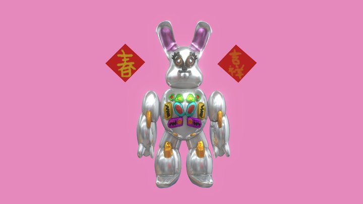 Happy Chinese New Year 2023 3D Model