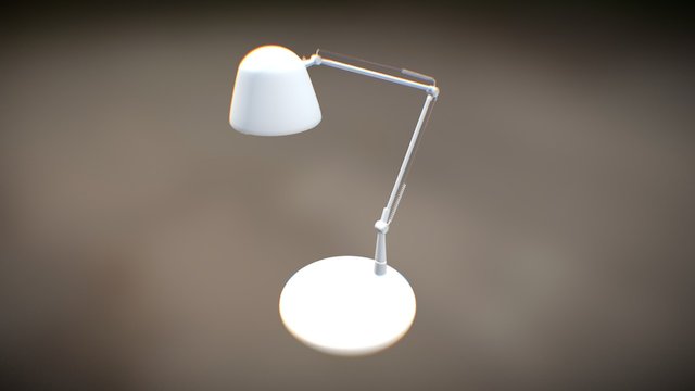 Class Exam: Modeling a Lamp 3D Model