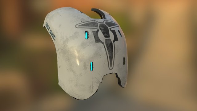 HALO ODST Helmet Part 3D Model