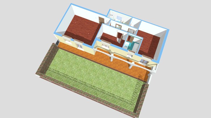 Vendita appartamento Noventa Padovana 3D Model
