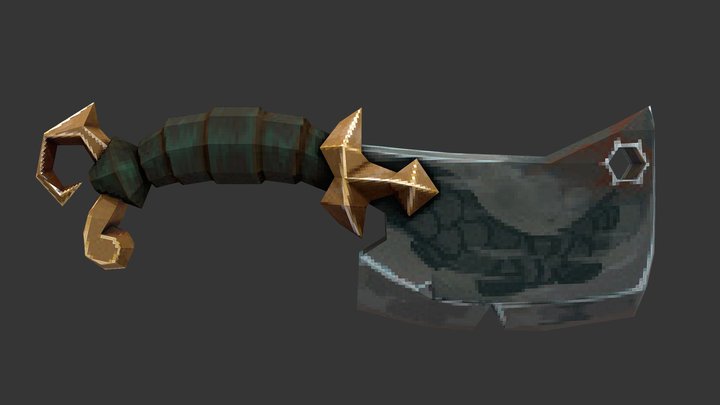 Cleaver - Fishmonger’s Galley Prop 3D Model