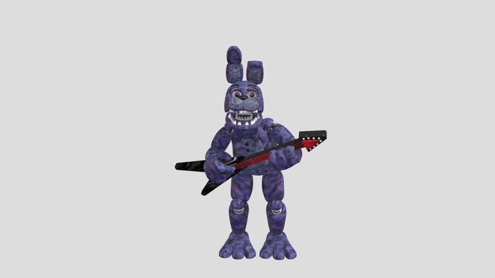 Unwithered Bonnie V2 3D Model