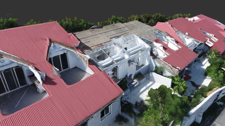 Damaged vacation property (2017 IRMA hurricane) – Modelo 3D gratuito STL
