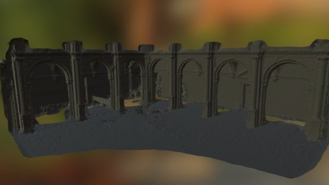Claustro Monasterio de San Jerónimo (Sevilla) 3D Model