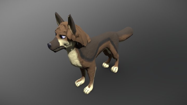 3d wolf 3D Model
