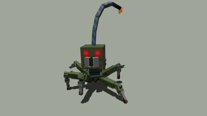 Scrap Mechanik ToteBot // Minecraft 3D Model