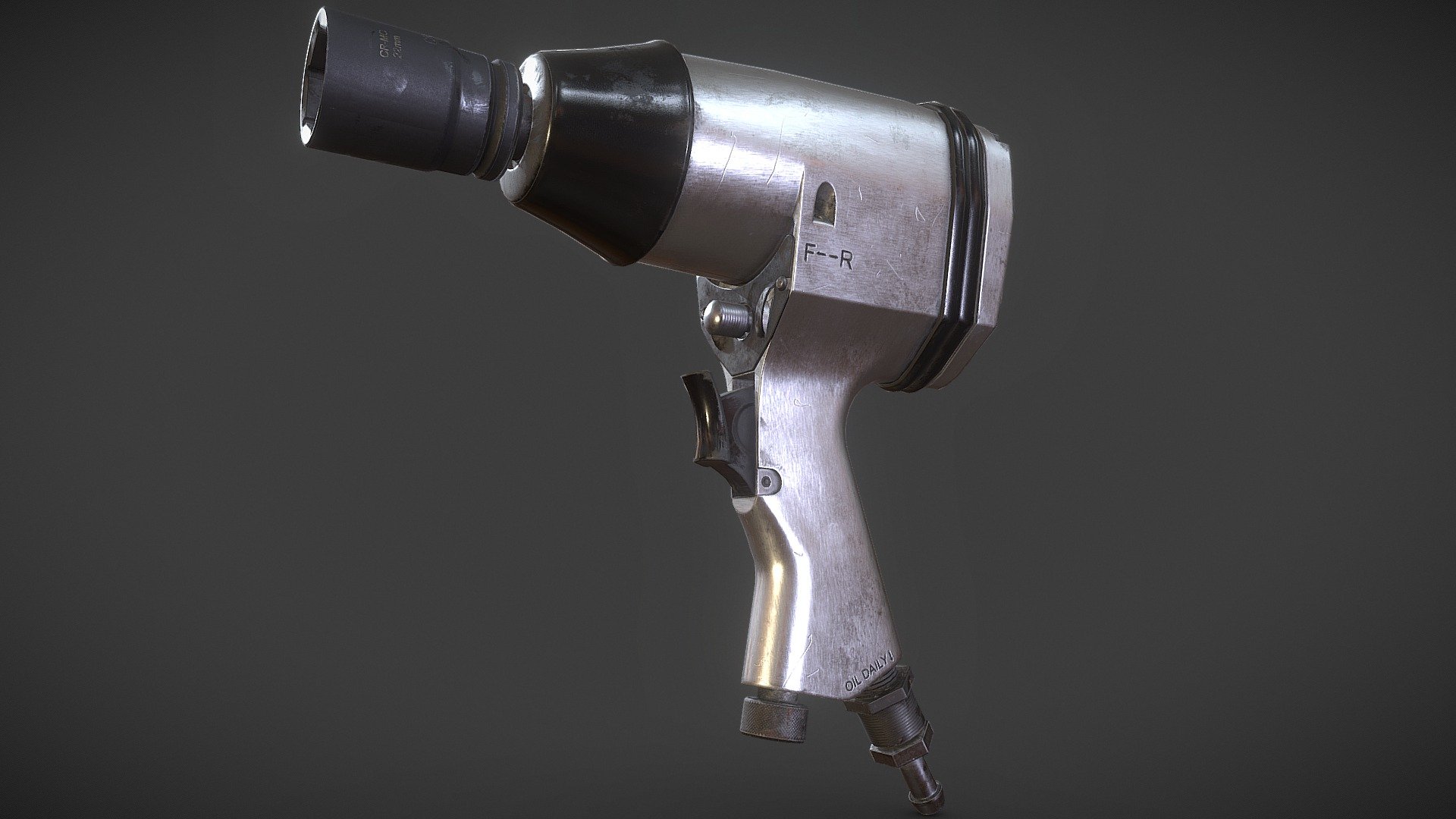 Air impact wrench 3D model by Arne Ab (ArneA1998) [4b9f0d7] Sketchfab