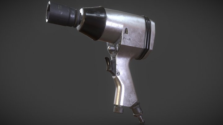 Air impact wrench 3D Model