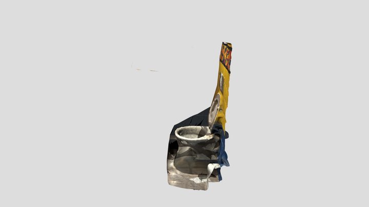 Funky Toilet 3D Model