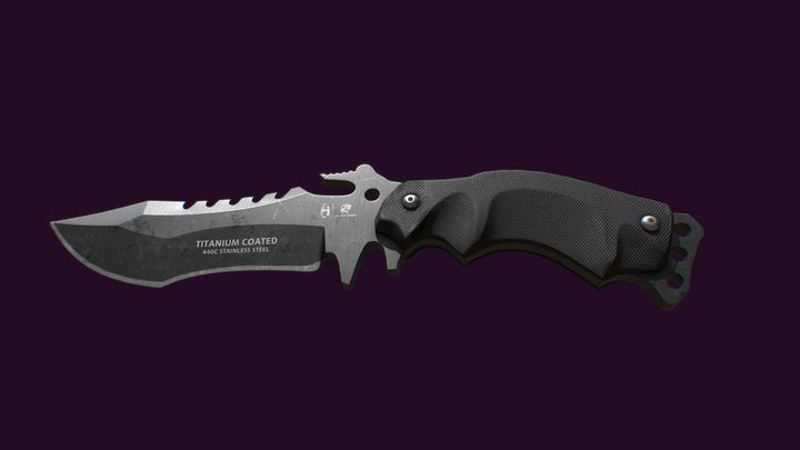 Tactical Knife 3D Model