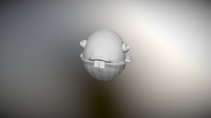 Whale - Bus Sketch Character 3D Model