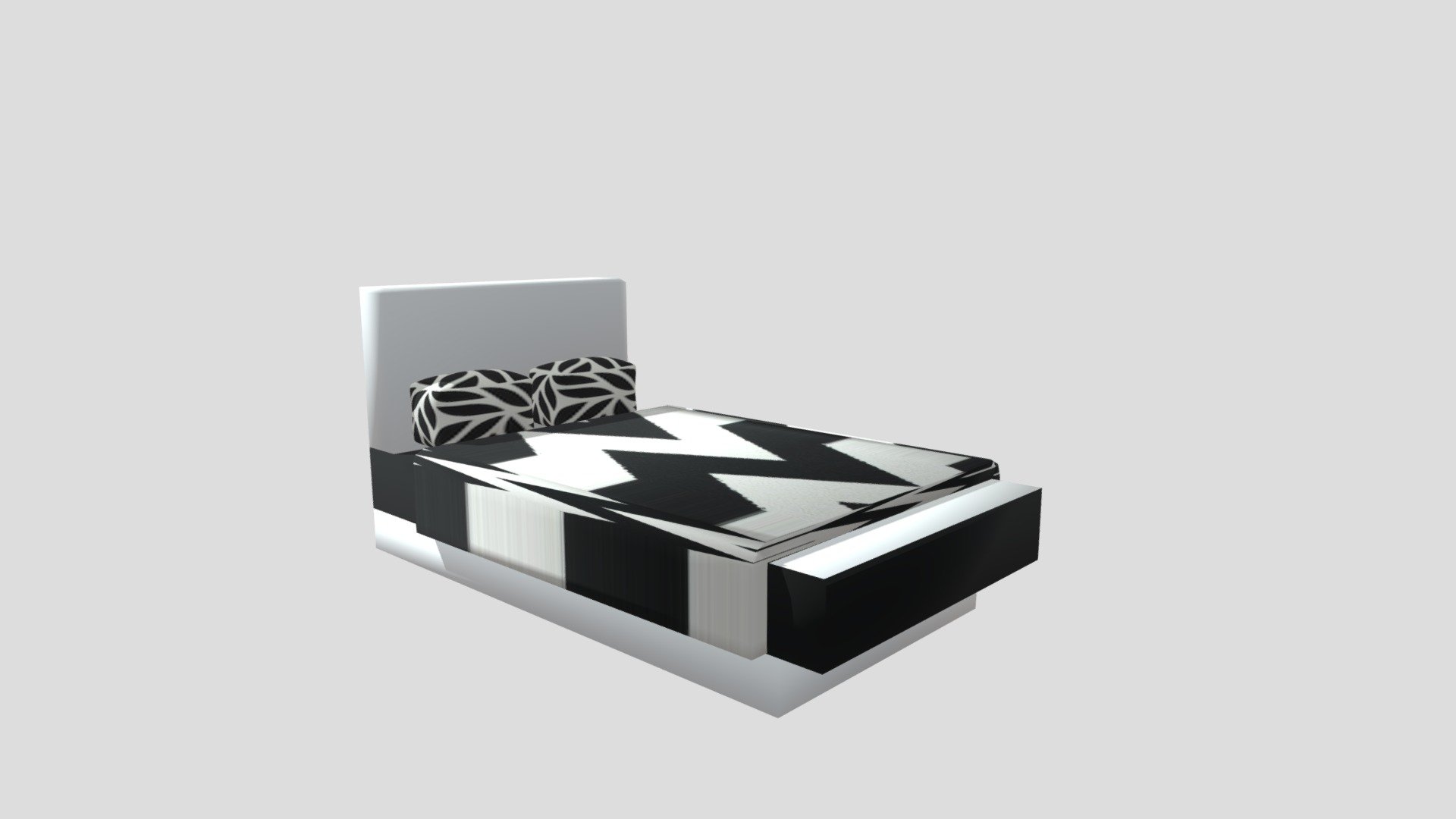 Zebra bed 3D model by vampiyx [4ba1628] Sketchfab