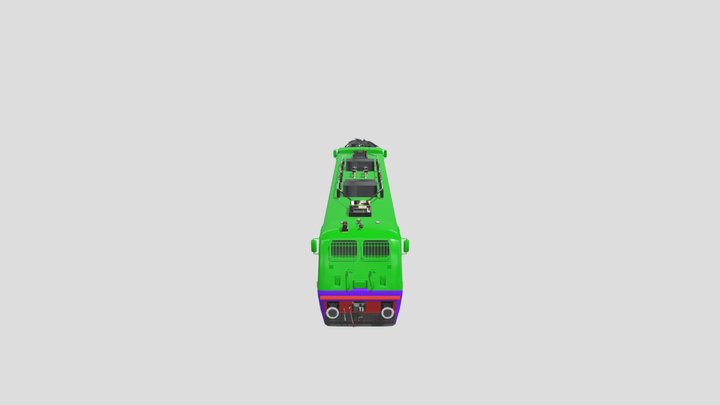 INDIANB BIKE DRIVING 3D HULK TRAIN 3D Model