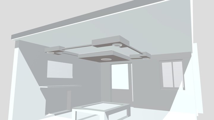 Dark light room 3D Model
