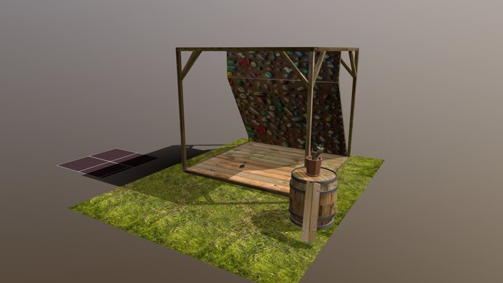 DAE 5 Finished props - forest loner 3D Model