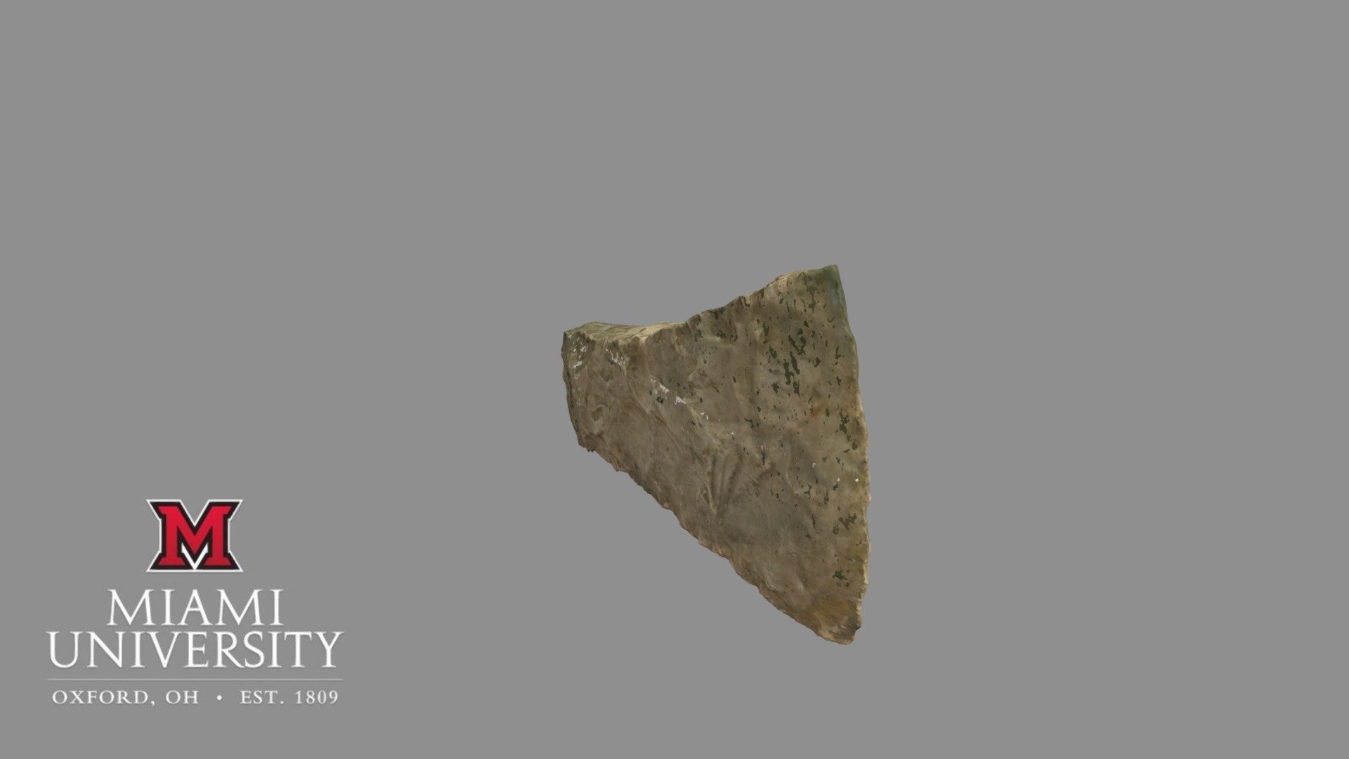 1743 Chipped Axe 3D model by miamianthropology3d [4ba48a9] Sketchfab