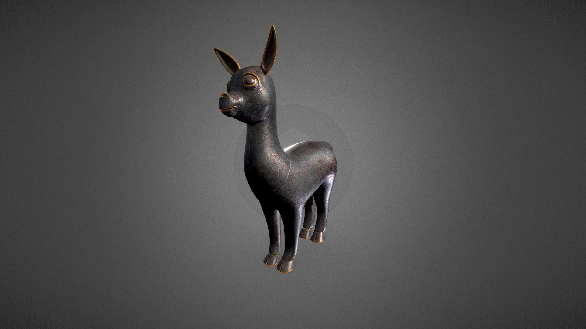 Llama Statue 3D model by Visuelo [4ba504d] Sketchfab