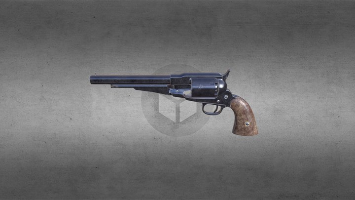 REMINGTON 1858 3D Model