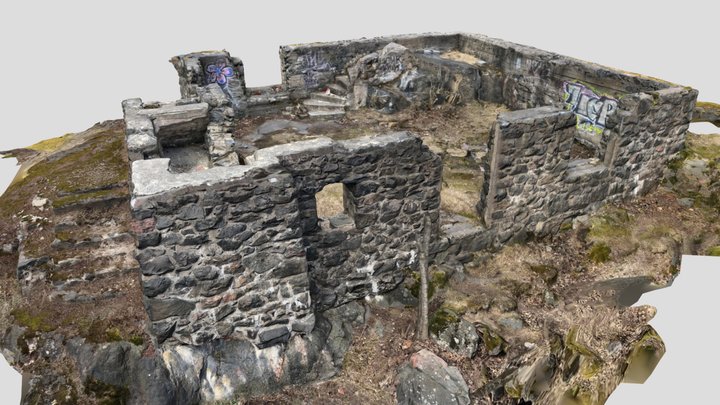 Old house ruins, Espoo, Finland 3D Model
