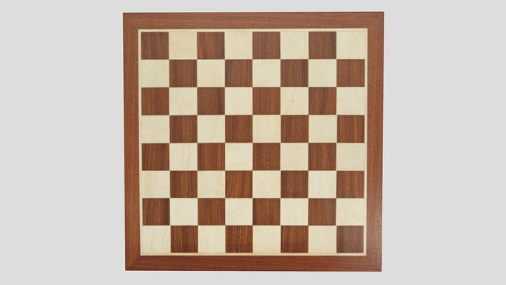 Wooden chess board