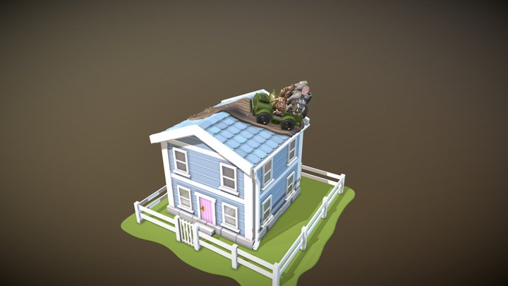 Safari on the roof! 3D Model